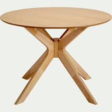 La table ronde est, dans la légende arthurienne de la matière de bretagne, la table légendaire autour de laquelle se réunissaient le roi arthur et ses chevaliers, dits « chevaliers de la table ronde ». Table De Repas Ronde 5 Places Leandre 105x105cm Table Alinea