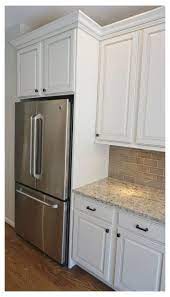 Built In Fridge Wall Builtinfridgewall Refrigerator Enclosure To Give Built In Look Wit In 2021 Refrigerator Cabinet Kitchen Cabinet Remodel Kitchen Remodel Small