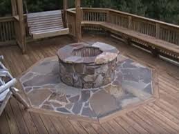 The vintage gas fire pit table by the outdoor greatroom is approved for use on combustible surfaces and is the perfect complement to a wood deck. Best Fire Pit For Wood Deck In 2021 Mushroomheater Com