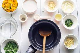 It is cooked until it turns thick and creamy. Ginataang Kalabasa Vegetarian Friendly Simply Bakings
