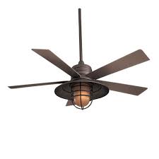 Ceiling Fan 54 Outdoor Or Indoor Raited 1 100watt Bulb Also Comes In Nickle Finish 689 00 Outdoor Ceiling Fans Bronze Ceiling Fan Ceiling Fan With Light