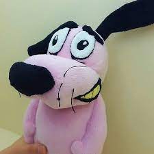 Courage The Cowardly Dog Plush Pink Plushie Doll Plushies Plush Dolls Plush Dog