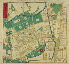 Maphill is more than just a map gallery. Unsigned Naito Shinjuku And Sendagaya From Edo Kirie Zu Sectional Map Of Edo Japanese Ukiyo E Prints Hara Shobo