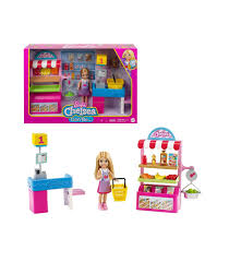 Así que guarda tu tarjeta de crédito y cambia los gastos reales por juegos gratis. Muneca Chelsea Supermercado Gtn67 Barbie Juguetes Abracadabra
