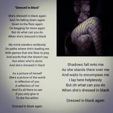 Dressed In Black Depeche Mode Blackcelebration Depeche Mode Lyrics Music Lyrics