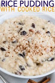 Rice Pudding With Cooked Rice This Silly Girl S Kitchen Recipe Rice Pudding Cooked Rice Recipes Rice Pudding Recipe Easy