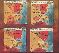 Here Be Bogans Four Miniatures Of Sydney Stereotypes Sydney Map Cartography