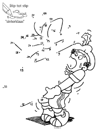 Kleurplaat Stip Tot Stip Sinterklaas Puzzel Kleurplaten Nl Sinterklaas Kleurplaten Thema