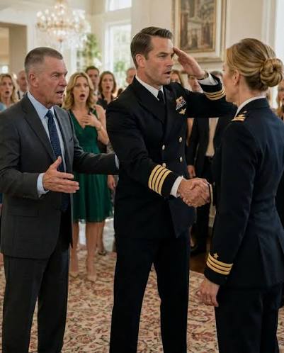 My dad said it was embarrassing to introduce me to my sister's fiancé, a  Navy SEAL commander, but when he shook my hand, stepped back, and saluted me  as “admiral, ma'am,” everyone