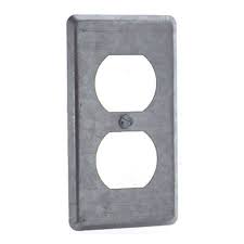 Cantex round pvc duplex floor box cover for duplex receptacle bronze. Thomas Betts Duplex Receptacle Handy Box Cover 58 C 7 Blain S Farm Fleet