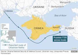 Crimea, autonomous republic, southern ukraine. Ukraine Russia Sea Clash Staged Says Putin Bbc News