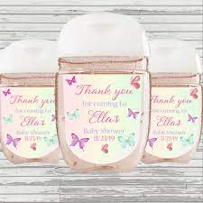 Butterfly Theme Baby Shower Birthday Favor Hs Label Etsy Butterfly Baby Shower Favors Butterfly Baby Shower Butterfly Baby Shower Theme