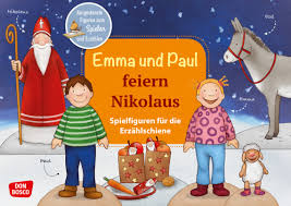 Der weihnachtsbaum vom weihnachtsmann autor: Emma Und Paul Feiern Nikolaus Ausgestanzte Figuren Zum Spielen Und Erzahlen Neuheiten Mehr Entdecken Krippe Don Bosco Verlag