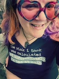 Neurodivergent individual's new shirt and positive feedback