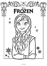 Samen met onder andere anna, olaf de sneeuwman en kristoff. 17 Kleurplaten Van Frozen
