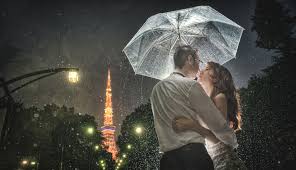 Prewedding Tokyo Raining Night Pre Wedding Tokyo Wedding Outdoor Wedding Photos