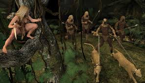 Orphaned in zambouli territory, the blonde sheena (tanya roberts) is raised by a noble tribe and taught to communicate telepathically with all creatures. Sheena Queen Of The Jungle Evading The Leopardmen By Reg Daz Studio Illustration
