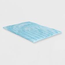 3 Orthopedic 5 Zone Foam Mattress Topper Full Blue Authentic Comforter Foam Mattress Foam Mattress Topper Mattress Topper