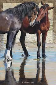 Western Wildlife Fine Art By Val Warner Horse Art Equestrian Art Equine Artwork