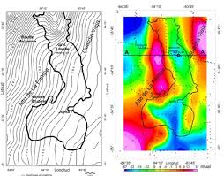 Meridians are perpendicular to every latitude. Left Model Of Digital Terrain Elevation Med Obtained From The Download Scientific Diagram