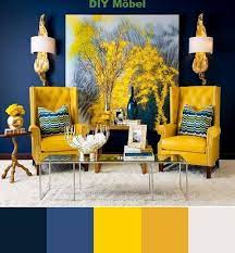 Esquema De Color De Diseno Interior Azul Y Amarillo Resimler Amarillo Interior Design Color Schemes Living Room Color Schemes Colorful Interior Design