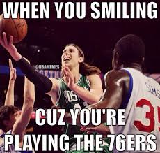 The 76ers lost vs the hawks in the pivotal game 7, with doc rivers and joel embiid showing little sympathy for their star teammate. Nba Memes Twitterissa That Awesome Moment When You Re Playing The Philadelphia 76ers Celtics Http T Co Nqohnovrv7