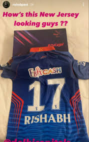 Delhi capitals will sport a new jersey in the game against royal challengers bangalore on october 5, 2020 (monday). Johns On Twitter Rishabh Pant Is Getting Ready With The New Jersey Of Delhi Capitals For Ipl 2021