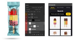 How To Edit The Fruit Ice Lolly Mockup On Yellow Images