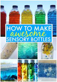 Sugar Aunts How To Make A Sensory Bottle Sensory Bottles Discovery Bottles Sensory