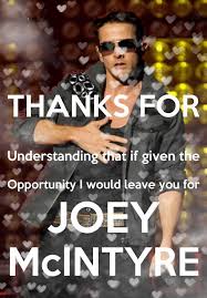 New Kids On The Block Joey I Mean Pat Did Say Joey Can Be My One Celeb Freebie Nkotb Joey Mcintyre New Kids On The Block