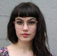 Wire Frame Glasses Nose Piercing Big Nose Beauty Big Nose Girl