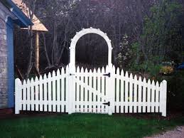 A white picket fence adds a homey and charming feel to your yard and garden. Cape Cod Picket Fence Bennett Fence And Arbor On Cape Cod