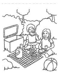 Amazing cat woman coloring pages. Preschool Picnic Coloring Pages Picnic Activities Coloring Pages English Activities For Kids