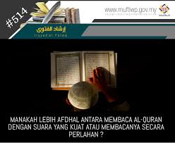 Aromanya wangi namun rasanya pahit. Pejabat Mufti Wilayah Persekutuan Irsyad Al Fatwa Siri Ke 514 Manakah Lebih Afdhal Antara Membaca Al Quran Dengan Suara Yang Kuat Atau Membacanya Secara Perlahan