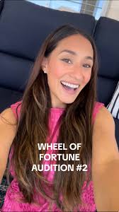 I got a second audition!! Hopefully I hear something back!! 😍  #creatorsearchinsights #wheeloffortune #wheeloffortuneaudition #audition  #fyp