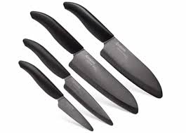 And with a 300 grit surface on one side and 600 grit on the other side, creating a super sharp edge on your ceramic knife is easy, fast, and convenient. Kyocera Ceramic Knife Review Kyocera Advanced Ceramic Knives