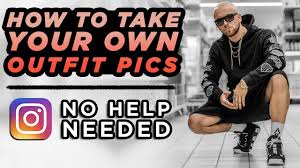 This is a great hack for bloggers, solo travelers Take Perfect Outfit Photos By Yourself Instagram Self Portrait Tips Devanontech Youtube