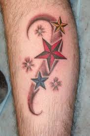 Many young navy cadets get themselves tattooed with anchor tattoos after their first sail crossing the atlantic. Star Tattoos For Men Nautical Star Tattoos Star Tattoos For Men Star Tattoo Designs