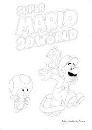 Written by sean sutherland (nerdlynerd). Cat Luigi Super Mario 3d World Coloring Pages