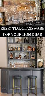 Entertaining 101 Essential Glassware For A Home Bar Sanctuary Home Decor Essential Glassware Home Bar Essentials Home Cocktail Bar