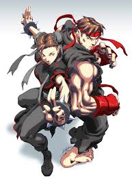 Evil Ryu And Chun Li By Jilted Prodigy On Deviantart Street Fighter Characters Street Fighter Art Street Fighter