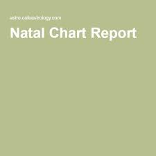 Natal Chart Report Spirituality Free Astrology Birth