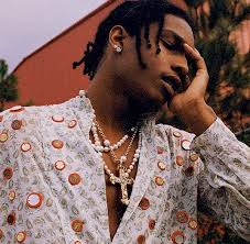 Rocky, seated, sizes yachty up. A Ap Rocky Fashion Style