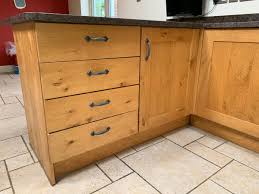 Because it costs so much to ship cabinets, local is usually the best option. English Oak Shaker Style Kitchen With Antique Granite Worktops Used Kitchen For Sale Sxnrm