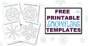 Square paper or kinderart snowflake templates. 8 Free Printable Large Snowflake Templates Simple Mom Project