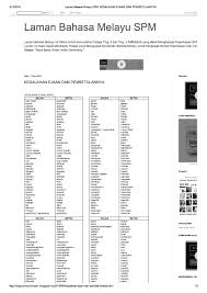 Bagi setiap ayat, anda tidak boleh menyenaraikan lebih daripada satu keslahaan ejaan dan satu kesalahan penggunaan imbuhan. Laman Bahasa Melayu Spm Kesalahan Ejaan Dan Pembetulannya Pdf Document