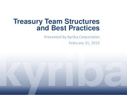Treasury Team Structures And Best Practices