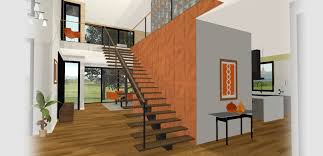 House of forgings horizontal railing. Home Design Interior Stairs Home Decoration
