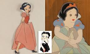 Early version of Snow White that made her look like Betty Boop | Daily Mail  Online