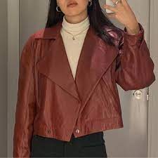 Ruined This Beautiful Shirt By Not Steaming It Beautiful Shirt Leather Jacket Red Leather Jacket